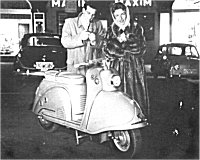 Modell 1955 mit 200 ccm u. 10 Zoll Rädern