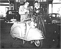 Modell 1955 mit 200 ccm u. 10 Zoll Rädern